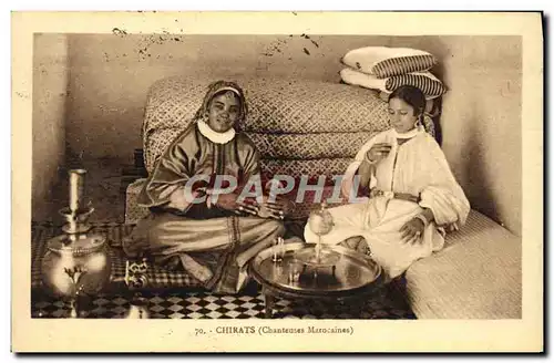 Cartes postales Chirats Chanteuses marocaines Folklore