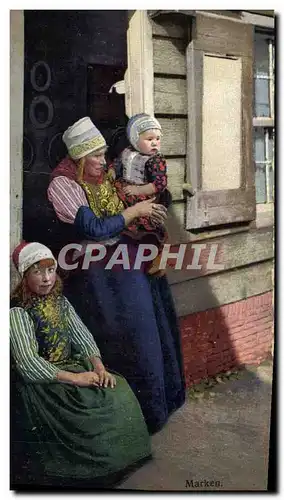 Cartes postales Marken Folklore