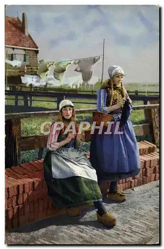 Cartes postales Femmes Pays Bas Folklore