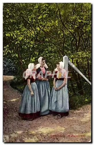 Cartes postales Domburg Waleheren Folklore