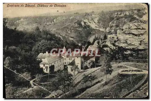 Cartes postales Environs de Dinant Chateau de Chession