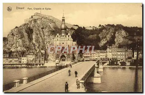 Cartes postales Dinant Pont Citadelle et Eglise