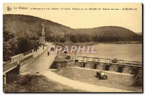 Ansichtskarte AK La Gileppe Le Barrage et le Lac Lion