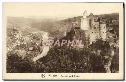 Cartes postales Vianden Vue Prise du Belvedere