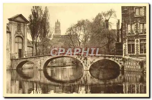 Cartes postales Bruges Quai Vert et pont du Cheval