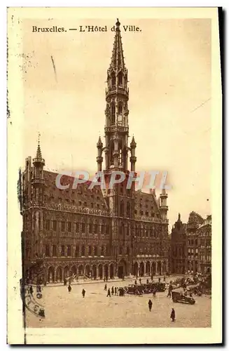 Cartes postales Bruxelles L&#39Hotel de Ville