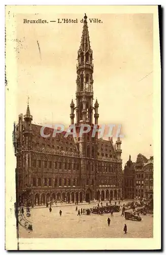 Cartes postales Bruxelles L'Hotel de Ville