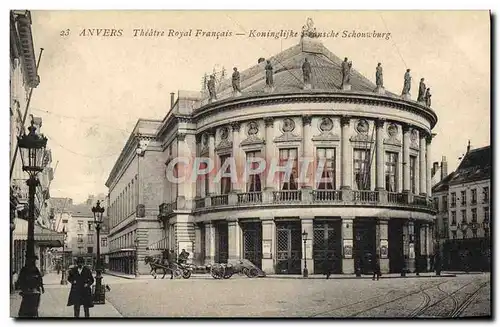 Cartes postales Anvers Theatre Royal Francais