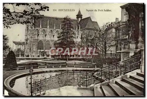 Cartes postales Bruxelles Square du Petit Sablon