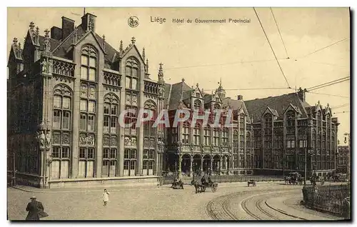 Cartes postales Liege Hotel du Gouvernement provincial