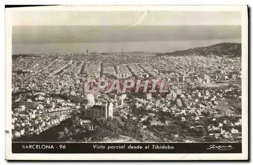 Ansichtskarte AK Barcelona Vista Parcial desde el Tibidabo