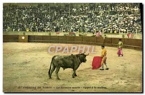 Ansichtskarte AK Corrida De Toros La dernier suerte Corrida