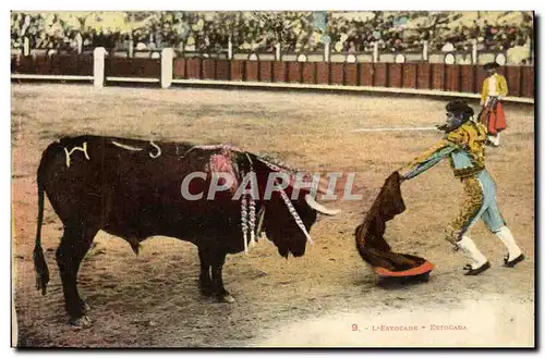 Cartes postales L&#39Estocade corrida