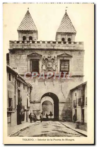 Ansichtskarte AK Toledo Interior de la Puerta de Bisagra