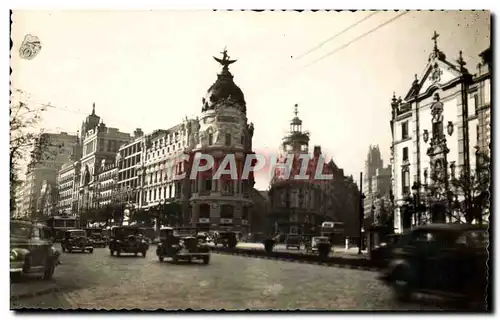 Cartes postales moderne Madrid Gran Via calle de Alcala