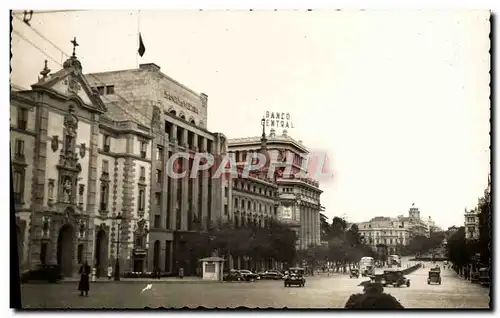 Cartes postales moderne Madrid Calle de Alcala