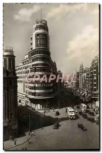 Cartes postales moderne Madrid Gran Via Capitol