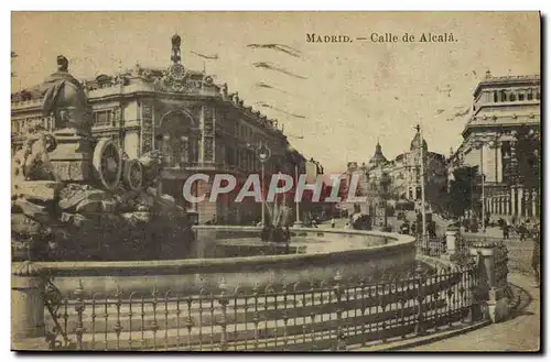 Cartes postales Madrid Calle de Alcala