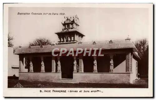 Ansichtskarte AK Paris Inde Francaise Exposition coloniale internationale