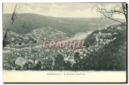 Cartes postales Heidelberger Kanzel Gesehen