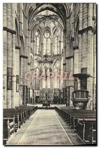 Cartes postales Trier Inneree der Kirche