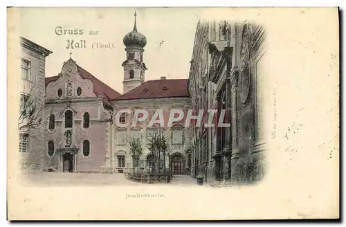 Cartes postales Gruss aus Hall Jesuitenkirche