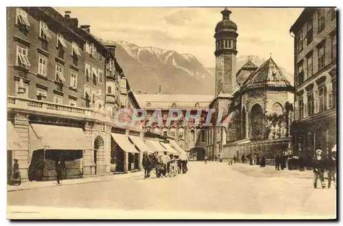 Ansichtskarte AK Innsbruck Burggraben