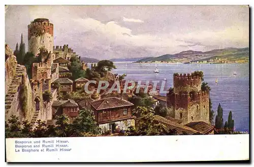 Cartes postales Bosporus Und Rumili Hissar Turquie