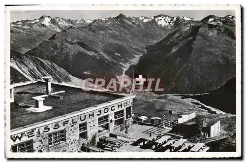 Ansichtskarte AK Weissfluhjoch Gegen Fluela Weisshorn Schwarzhorn Dischmatal