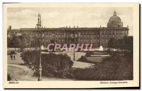 Cartes postales Berlin Schloss Lustgartenseite