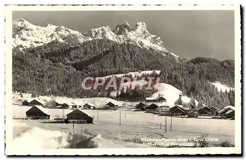 Ansichtskarte AK Wintersportplatz Gran I Tirol