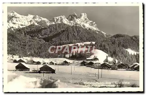 Cartes postales Wintersportplatz Gran I Tirol