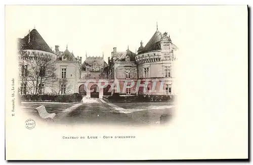 Cartes postales Chateau Du Lude Cour d'Honneur
