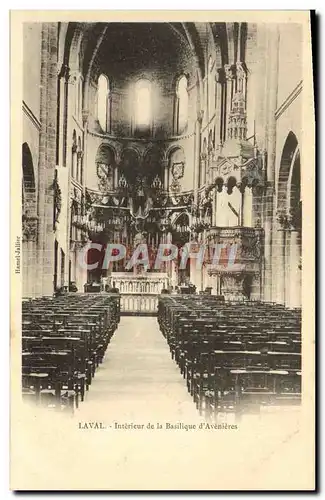 Ansichtskarte AK Laval Interieur de la Basilique d&#39Avenieres