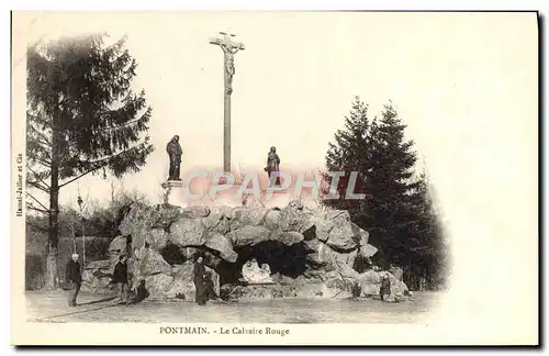 Cartes postales Pontmain Le Calvaire Rouge