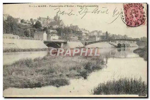 Cartes postales Le Mans Passerelle d&#39Enfer Vue d&#39Ensemble