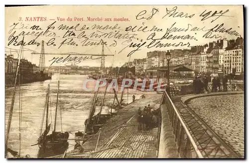 Cartes postales Nantes Vue du Port Marche aux Moules