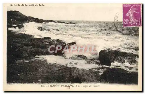 Ansichtskarte AK Tharon Plage Effet de Vagues