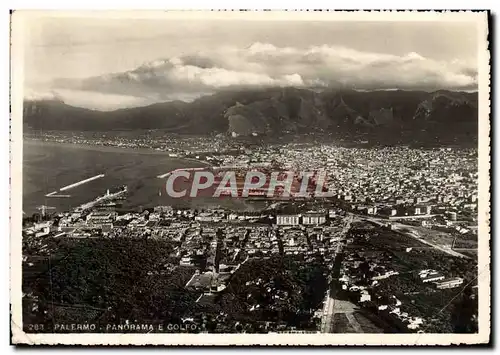 Cartes postales moderne Palermo Panorama e Golfo