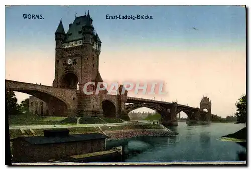 Cartes postales Worms Ernst Ludwig Brucke