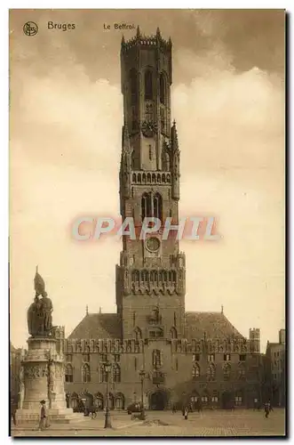 Cartes postales Bruges Le Beffroi