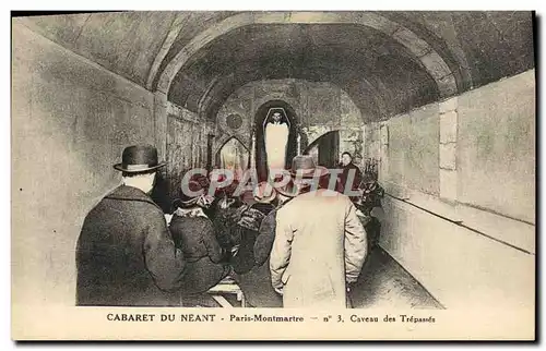 Ansichtskarte AK Cabaret Du Neant Paris Montmartre Caveau des Trepasses