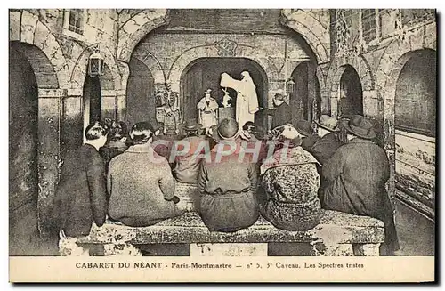 Ansichtskarte AK Paris Cabaret Du Neant Montmatre Caveau Les spectres tristes