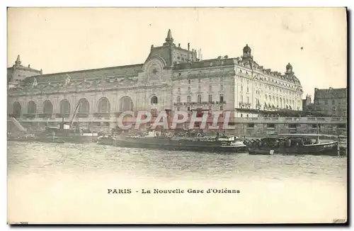 Cartes postales Paris La Nouvelle Gare d&#39Orleans Bateau