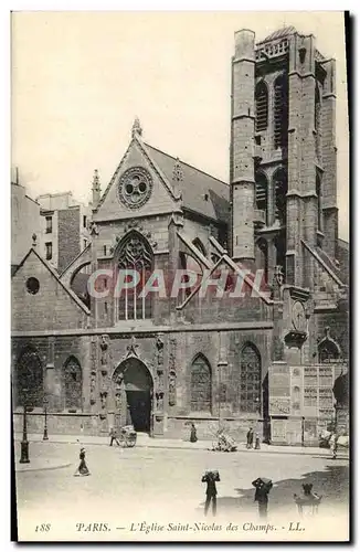 Ansichtskarte AK Paris L&#39Eglise Saint Nicolas des Champs