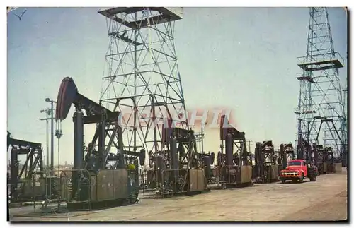 Moderne Karte Huntington Beach California Oil web pumps Petrole