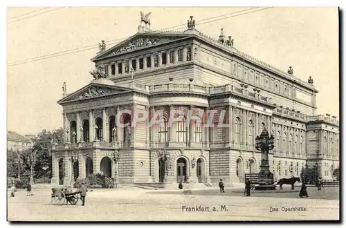 Cartes postales Frankfurt Main Das Opernhaus