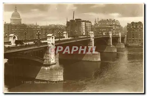 Ansichtskarte AK Southwark Bridge London