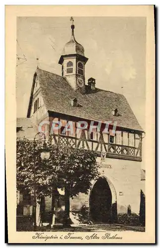 Cartes postales Konigstein i Taunus Altes Rathaus
