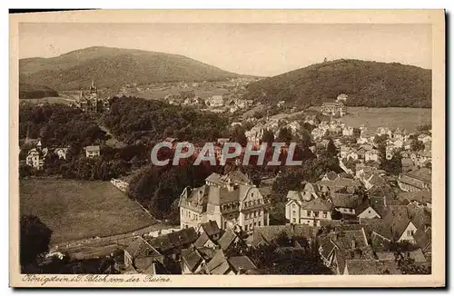 Cartes postales Konigstein Blick von der ruine